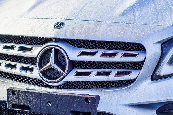 Bayonne France Décembre 2019 Vue Face Une Mercedes Benz Classe — Photo