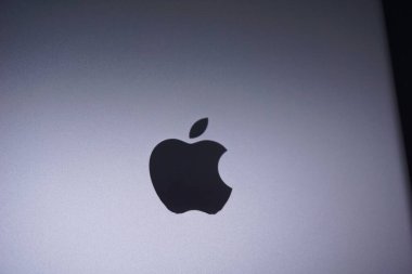 Bir ipad 'in arkasındaki elma logosunu kapat.