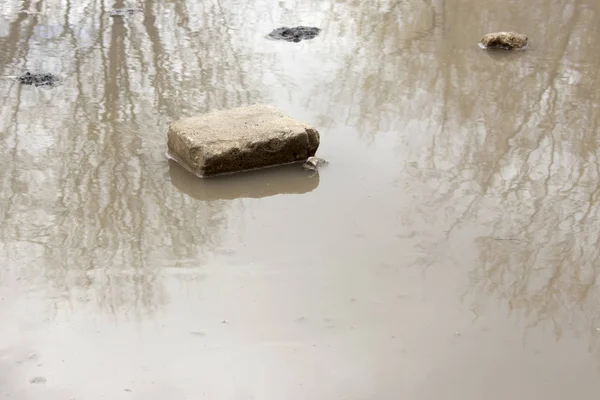 Taşlar ve su — Stok fotoğraf