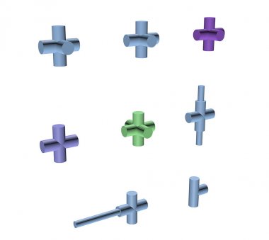 Bağlantı türleri 3d borular