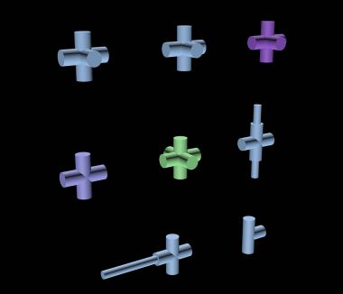 Bağlantı türleri 3d borular