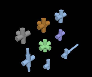 Bağlantı türleri 3d borular