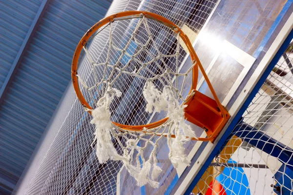 Cesta de malla para baloncesto — Foto de Stock