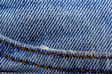 eski yıpranmış mavi kot