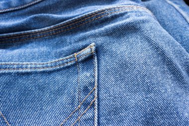 mavi kot eskimiş kumaş