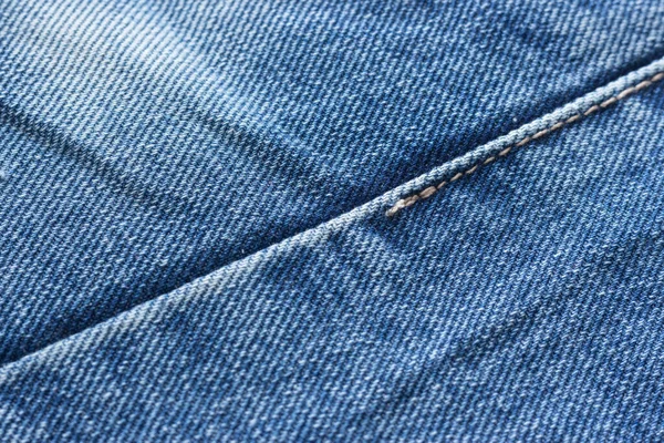 Azul Denim Velho Tecido Desgastado — Fotografia de Stock