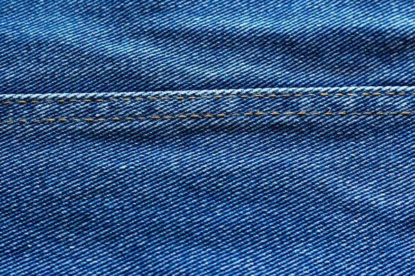 Tessuto Sfrangiato Vecchio Denim Blu — Foto Stock