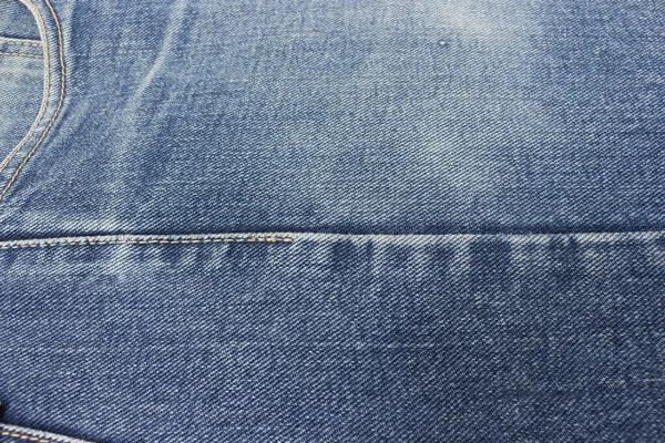 Azul Denim Velho Tecido Desgastado — Fotografia de Stock
