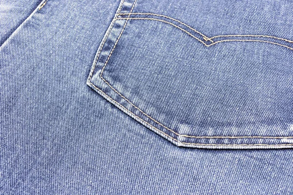 Vieux Tissu Effiloché Denim Bleu — Photo