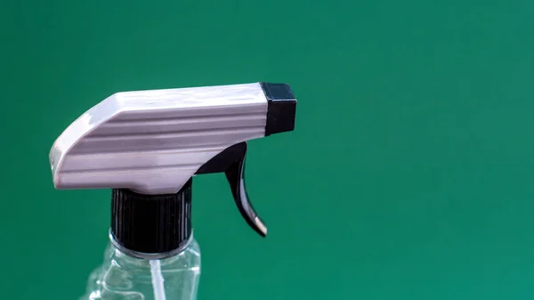 Primer Plano Parte Superior Una Botella Detergente Líquido Con Dispensador — Foto de Stock