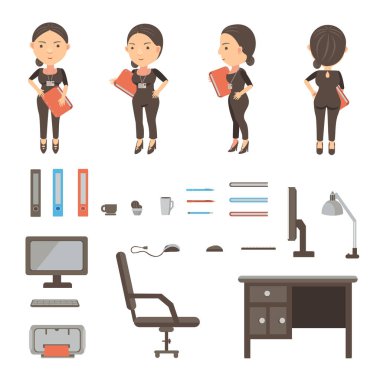 Çalışma Masası vektör çizimi