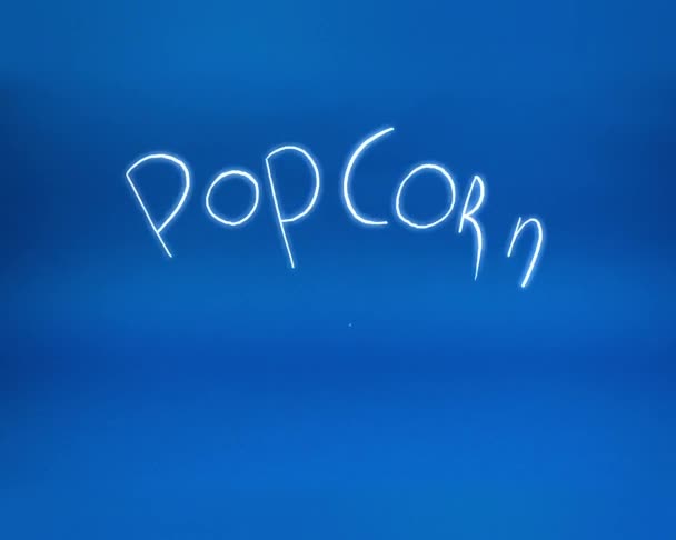 Animazione Video Stopmotion Popcorn — Video Stock