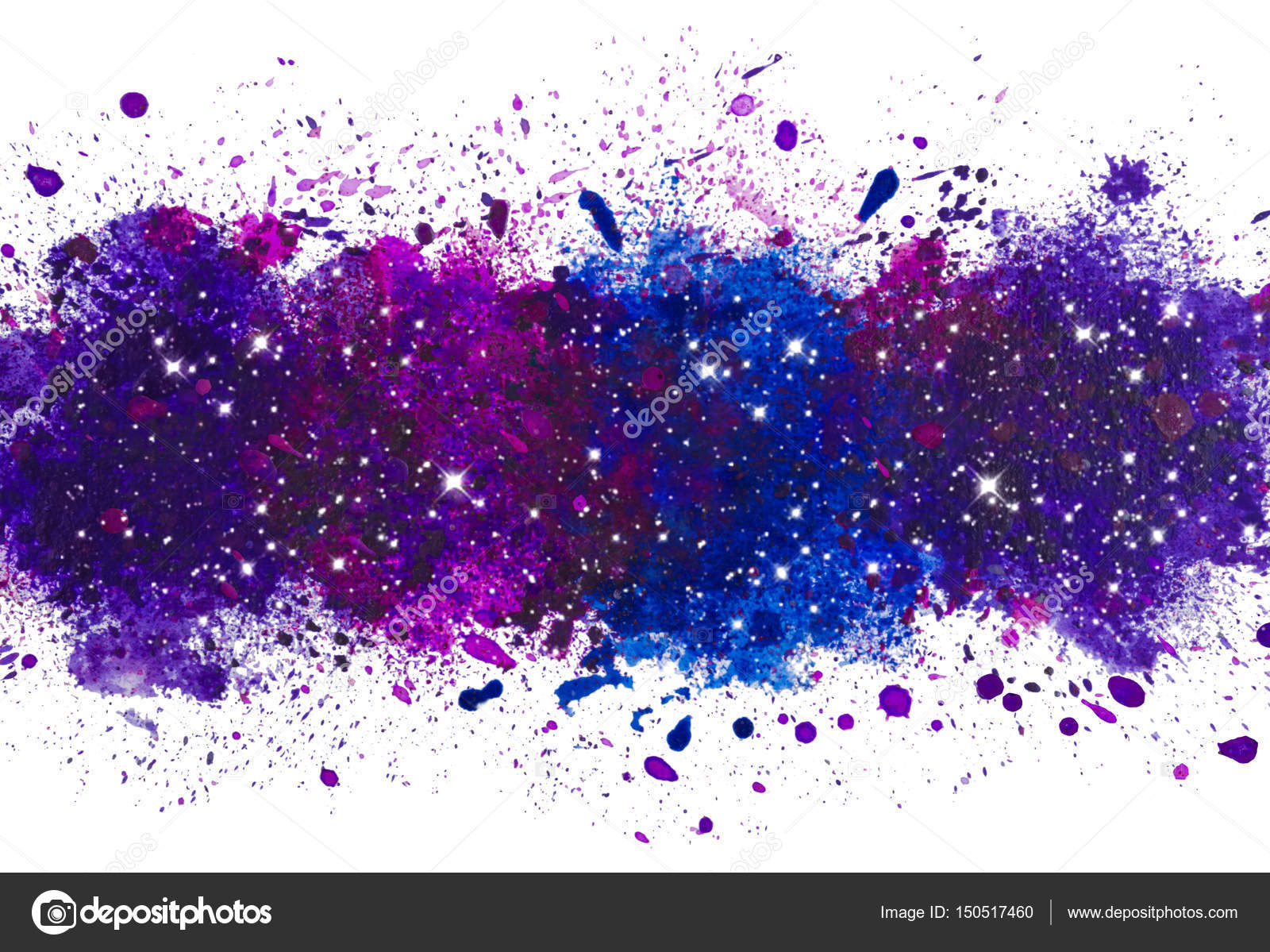 Abstract artistic watercolor paint  splash background 