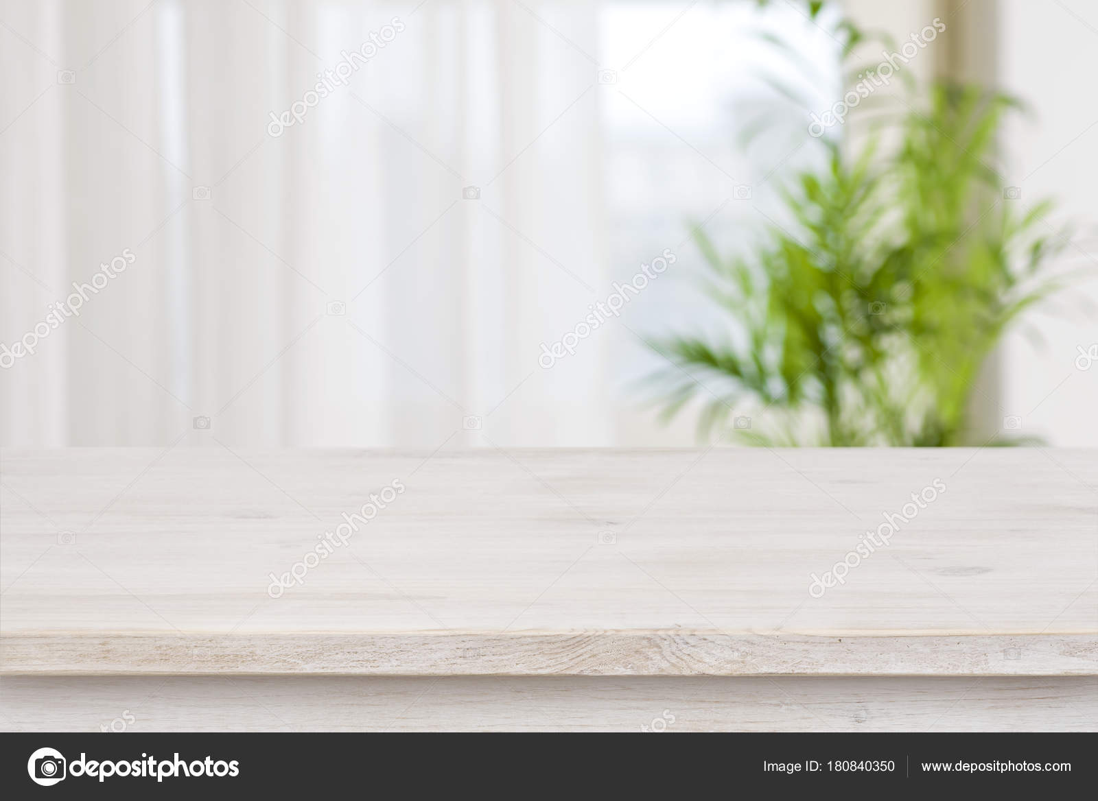 Download Table Mockup Display Product Blurred Window Background — Stock Photo © didecs #180840350