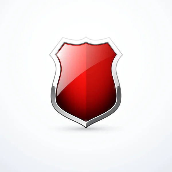 Vektör kırmızı metal kalkan kutsal kişilerin resmi