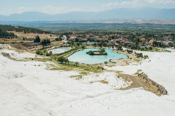 Pamukkale travertenleri görünümü