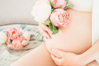 Ev konfor çiçekler preagnance