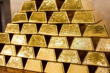 Gold Bullion Gold bars clipart