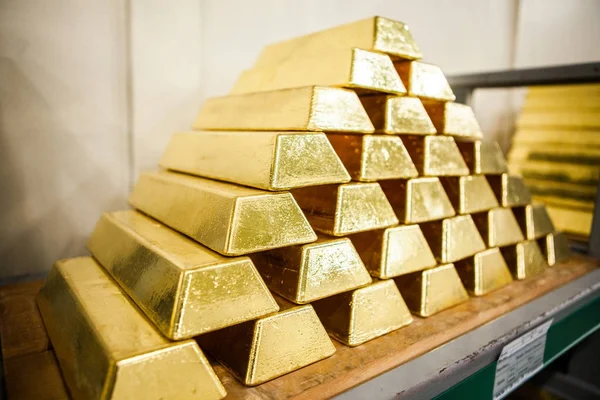 Goldbarren lizenzfreie Stockbilder