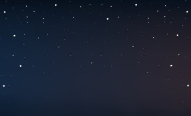 Yıldızlı gece gökyüzü