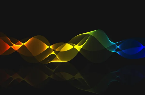 Abstract kleurrijk spiraal netlijn — Stockvector