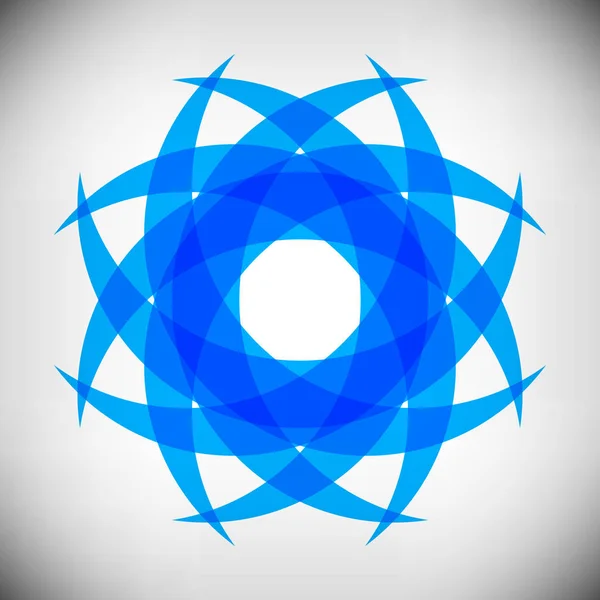 渦巻きデザインのロゴ — ストックベクタ