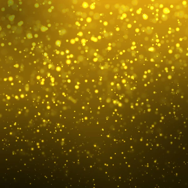 Абстрактный золотой боке фон — стоковый вектор