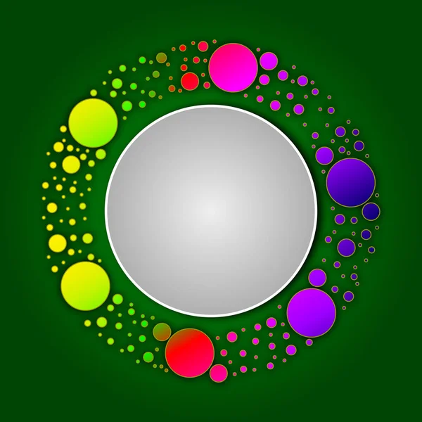 Logo of circles in a circle — Stock Vector