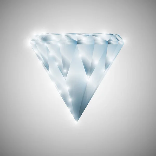 Diamante espumoso d — Vector de stock