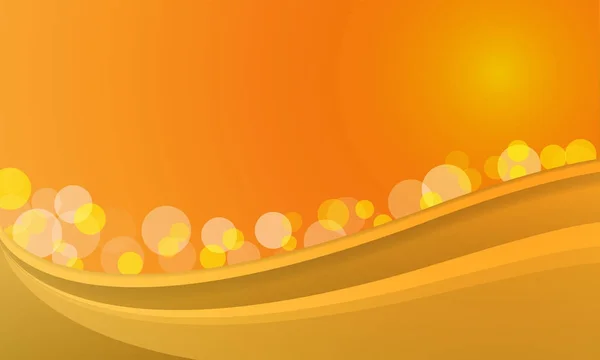 Bannière web orange abstraite — Image vectorielle