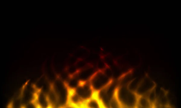 Abstrakte Flamme des roten Feuers — Stockvektor