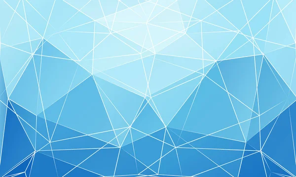Голубой абстрактный треугольник — стоковый вектор