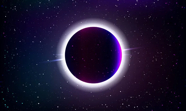 惑星の明るい抽象的な背景 — ストックベクタ