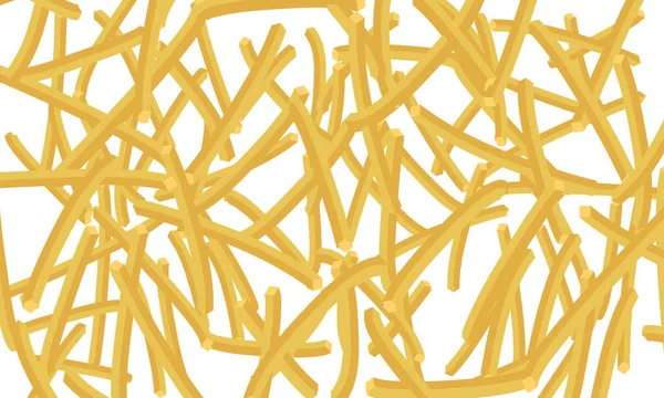 Chute de frites — Image vectorielle