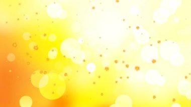 Bokeh arka planında bir sürü sonbahar yaprağı, vektör sanat çizimi.