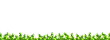 Noel ağacı dalları kusursuz desen, vektör sanatı çizimi.