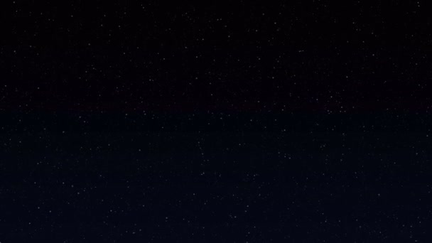 Абстрактное Маленькое Звездное Небо Художественная Видеоиллюстрация — стоковое видео