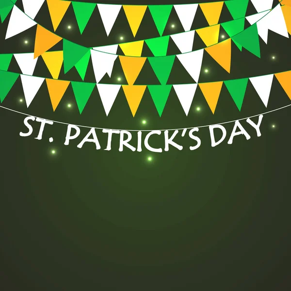 Patricks Day Band Vektor Konst Illustration — Stock vektor