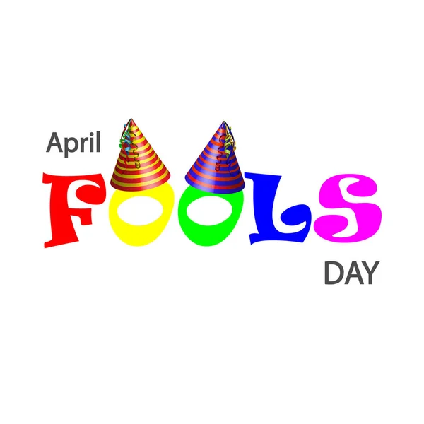 April Fools Day Vector Art Illustration — Stock Vector