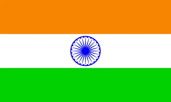 Fondo Bandera India Ilustración Arte Vectorial — Vector de stock