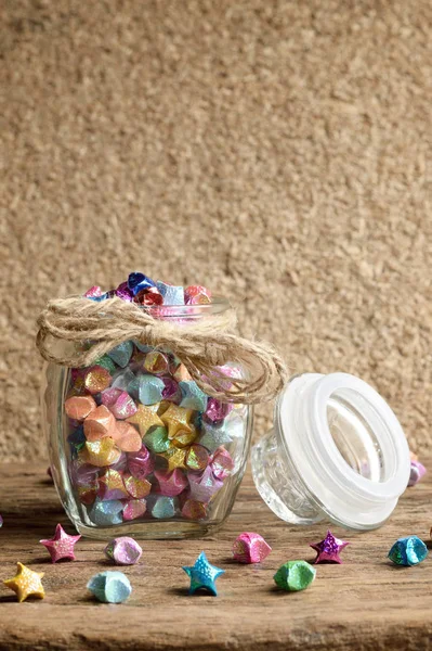 origami yıldız şişe