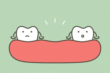 eksik diş, ağız diş arasındaki boşluk