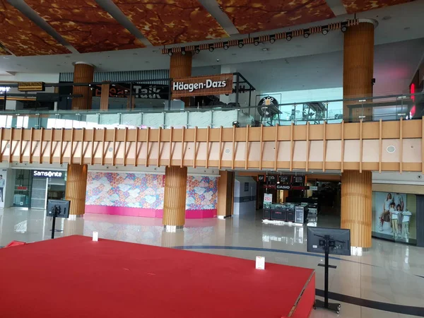 Тангеранг Индонезия Circa May 2020 Closed Booths Supermal Karawaci Общественные — стоковое фото