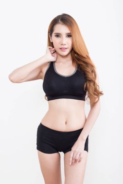 genç güzel Asyalı kız