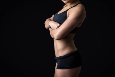 Fitness kadın güzel vücudu 