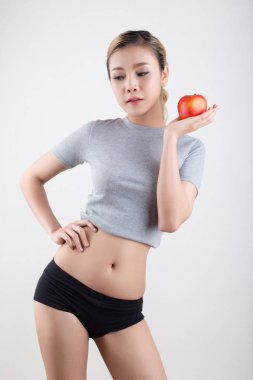 Güzel Asyalı kadın