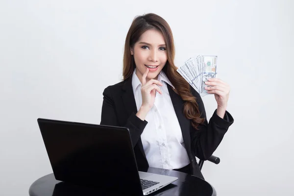 Hermosa mujer de negocios concepto de trabajo — Foto de Stock