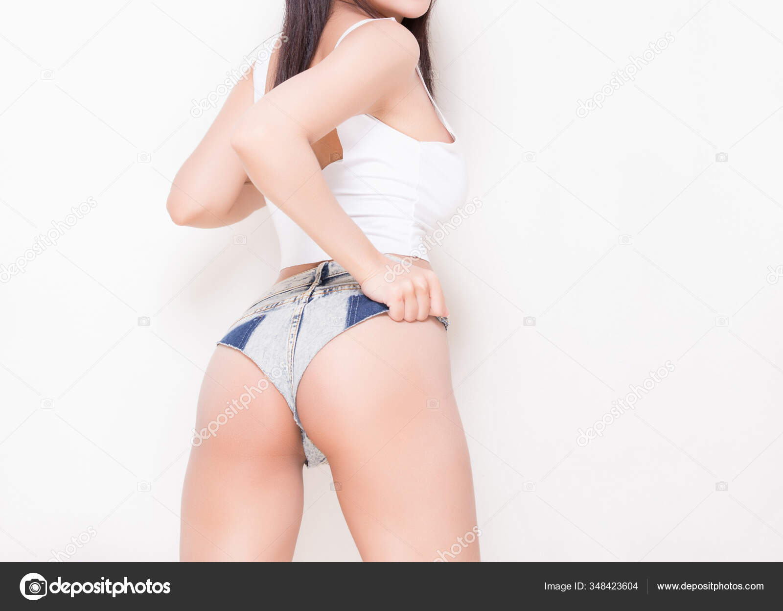 Beautiful Body. Rear View of Beautiful Young Women in Panties Si Stock  Photo - Image of body, beautiful: 32499468