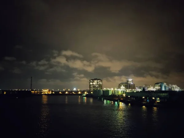 Amsterdam Europe Night — Stock Photo, Image