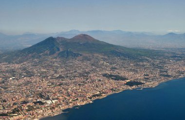 Vezüv manzarası. İtalya.